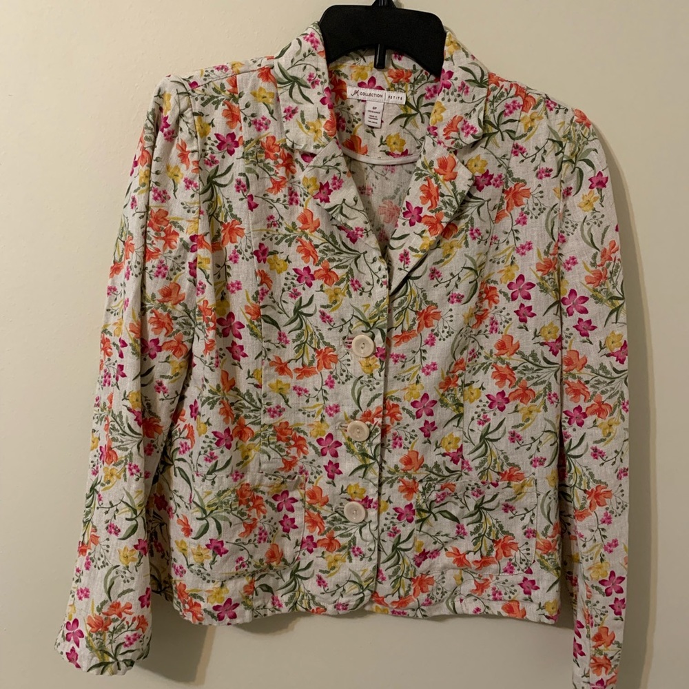 Light Linen Jacket by JM Collection